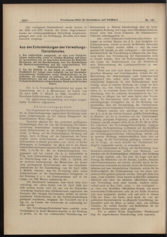 Verordnungs-Blatt für Eisenbahnen und Schiffahrt: Veröffentlichungen in Tarif- und Transport-Angelegenheiten 18981115 Seite: 2