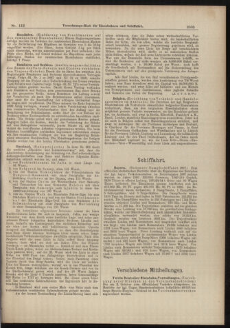 Verordnungs-Blatt für Eisenbahnen und Schiffahrt: Veröffentlichungen in Tarif- und Transport-Angelegenheiten 18981117 Seite: 5