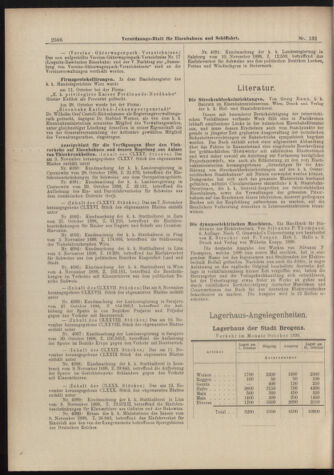 Verordnungs-Blatt für Eisenbahnen und Schiffahrt: Veröffentlichungen in Tarif- und Transport-Angelegenheiten 18981117 Seite: 6