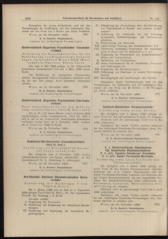 Verordnungs-Blatt für Eisenbahnen und Schiffahrt: Veröffentlichungen in Tarif- und Transport-Angelegenheiten 18981119 Seite: 10