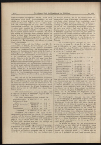 Verordnungs-Blatt für Eisenbahnen und Schiffahrt: Veröffentlichungen in Tarif- und Transport-Angelegenheiten 18981119 Seite: 2