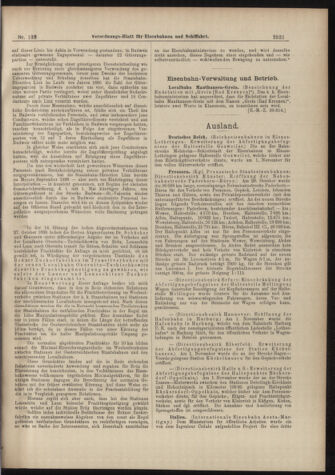 Verordnungs-Blatt für Eisenbahnen und Schiffahrt: Veröffentlichungen in Tarif- und Transport-Angelegenheiten 18981119 Seite: 5