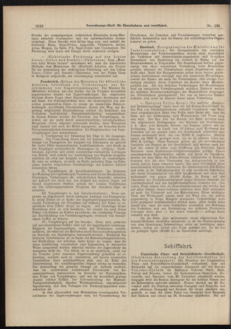 Verordnungs-Blatt für Eisenbahnen und Schiffahrt: Veröffentlichungen in Tarif- und Transport-Angelegenheiten 18981119 Seite: 6