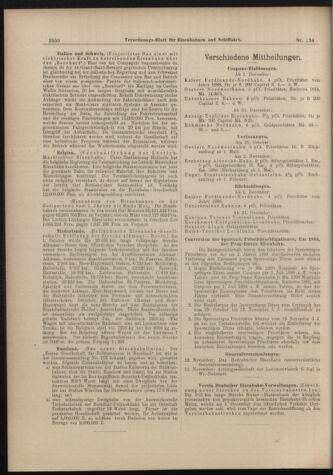 Verordnungs-Blatt für Eisenbahnen und Schiffahrt: Veröffentlichungen in Tarif- und Transport-Angelegenheiten 18981122 Seite: 6