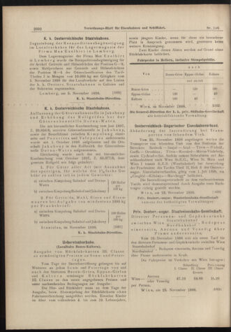 Verordnungs-Blatt für Eisenbahnen und Schiffahrt: Veröffentlichungen in Tarif- und Transport-Angelegenheiten 18981126 Seite: 10