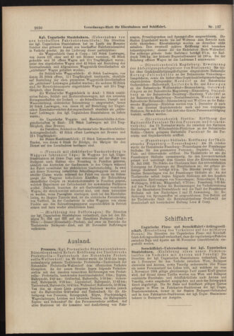 Verordnungs-Blatt für Eisenbahnen und Schiffahrt: Veröffentlichungen in Tarif- und Transport-Angelegenheiten 18981129 Seite: 6