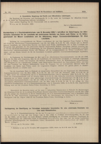 Verordnungs-Blatt für Eisenbahnen und Schiffahrt: Veröffentlichungen in Tarif- und Transport-Angelegenheiten 18981206 Seite: 11