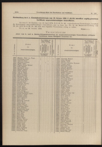 Verordnungs-Blatt für Eisenbahnen und Schiffahrt: Veröffentlichungen in Tarif- und Transport-Angelegenheiten 18981206 Seite: 12