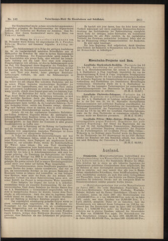 Verordnungs-Blatt für Eisenbahnen und Schiffahrt: Veröffentlichungen in Tarif- und Transport-Angelegenheiten 18981213 Seite: 11