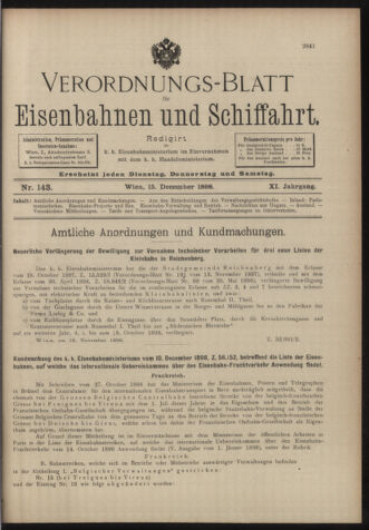 Verordnungs-Blatt für Eisenbahnen und Schiffahrt: Veröffentlichungen in Tarif- und Transport-Angelegenheiten