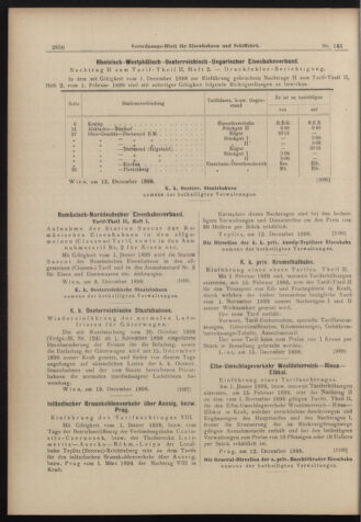 Verordnungs-Blatt für Eisenbahnen und Schiffahrt: Veröffentlichungen in Tarif- und Transport-Angelegenheiten 18981215 Seite: 10