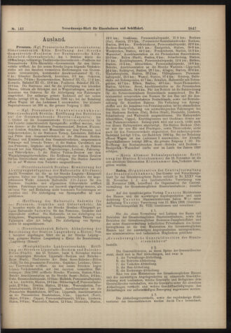 Verordnungs-Blatt für Eisenbahnen und Schiffahrt: Veröffentlichungen in Tarif- und Transport-Angelegenheiten 18981215 Seite: 7