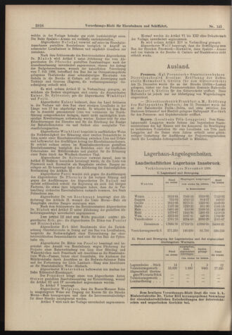 Verordnungs-Blatt für Eisenbahnen und Schiffahrt: Veröffentlichungen in Tarif- und Transport-Angelegenheiten 18981220 Seite: 6