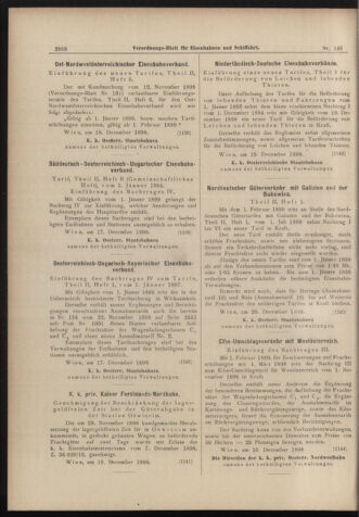 Verordnungs-Blatt für Eisenbahnen und Schiffahrt: Veröffentlichungen in Tarif- und Transport-Angelegenheiten 18981222 Seite: 6