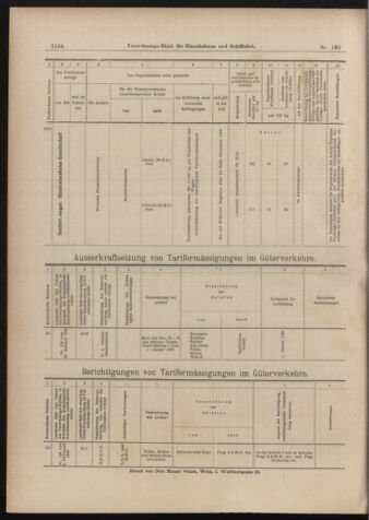 Verordnungs-Blatt für Eisenbahnen und Schiffahrt: Veröffentlichungen in Tarif- und Transport-Angelegenheiten 18981229 Seite: 56