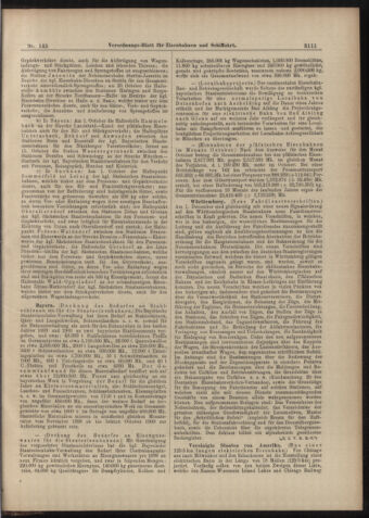 Verordnungs-Blatt für Eisenbahnen und Schiffahrt: Veröffentlichungen in Tarif- und Transport-Angelegenheiten 18981231 Seite: 7