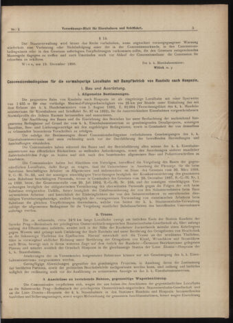 Verordnungs-Blatt für Eisenbahnen und Schiffahrt: Veröffentlichungen in Tarif- und Transport-Angelegenheiten 18990103 Seite: 5