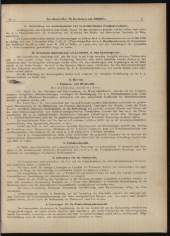 Verordnungs-Blatt für Eisenbahnen und Schiffahrt: Veröffentlichungen in Tarif- und Transport-Angelegenheiten 18990103 Seite: 7