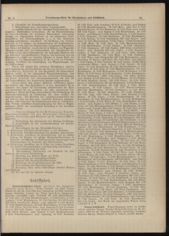 Verordnungs-Blatt für Eisenbahnen und Schiffahrt: Veröffentlichungen in Tarif- und Transport-Angelegenheiten 18990105 Seite: 15