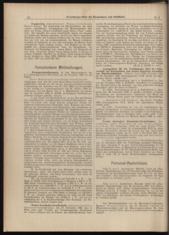 Verordnungs-Blatt für Eisenbahnen und Schiffahrt: Veröffentlichungen in Tarif- und Transport-Angelegenheiten 18990105 Seite: 16