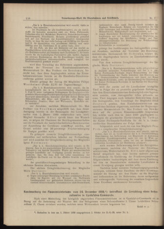 Verordnungs-Blatt für Eisenbahnen und Schiffahrt: Veröffentlichungen in Tarif- und Transport-Angelegenheiten 18990110 Seite: 14