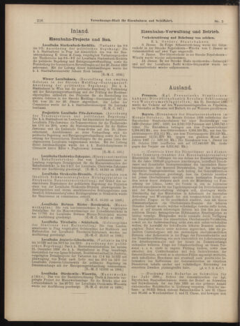 Verordnungs-Blatt für Eisenbahnen und Schiffahrt: Veröffentlichungen in Tarif- und Transport-Angelegenheiten 18990114 Seite: 4