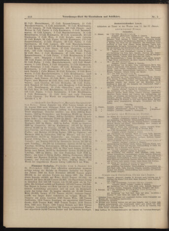 Verordnungs-Blatt für Eisenbahnen und Schiffahrt: Veröffentlichungen in Tarif- und Transport-Angelegenheiten 18990114 Seite: 6