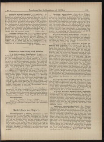 Verordnungs-Blatt für Eisenbahnen und Schiffahrt: Veröffentlichungen in Tarif- und Transport-Angelegenheiten 18990119 Seite: 3