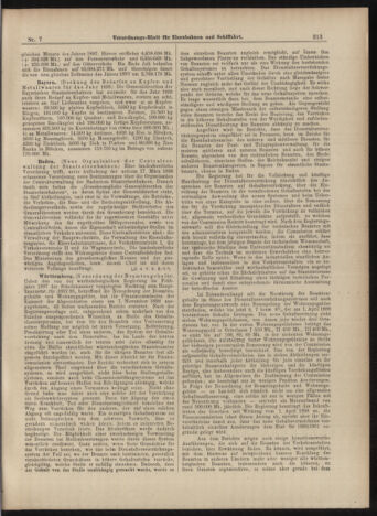 Verordnungs-Blatt für Eisenbahnen und Schiffahrt: Veröffentlichungen in Tarif- und Transport-Angelegenheiten 18990119 Seite: 5