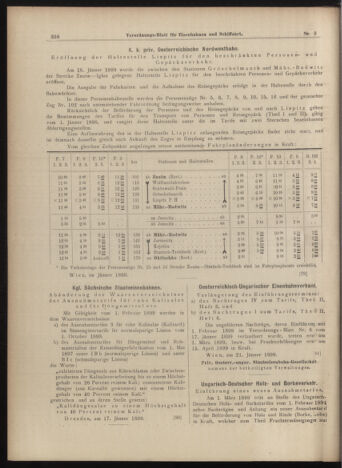 Verordnungs-Blatt für Eisenbahnen und Schiffahrt: Veröffentlichungen in Tarif- und Transport-Angelegenheiten 18990124 Seite: 10