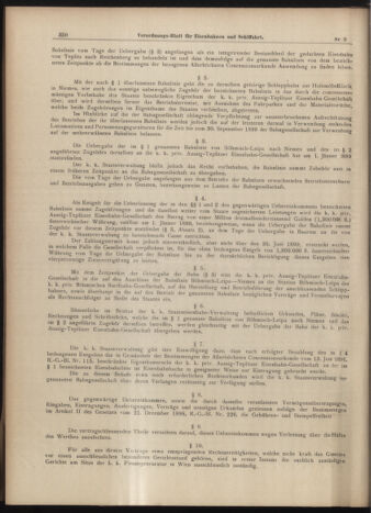 Verordnungs-Blatt für Eisenbahnen und Schiffahrt: Veröffentlichungen in Tarif- und Transport-Angelegenheiten 18990124 Seite: 2