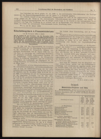 Verordnungs-Blatt für Eisenbahnen und Schiffahrt: Veröffentlichungen in Tarif- und Transport-Angelegenheiten 18990124 Seite: 4