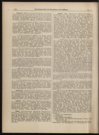 Verordnungs-Blatt für Eisenbahnen und Schiffahrt: Veröffentlichungen in Tarif- und Transport-Angelegenheiten 18990124 Seite: 6