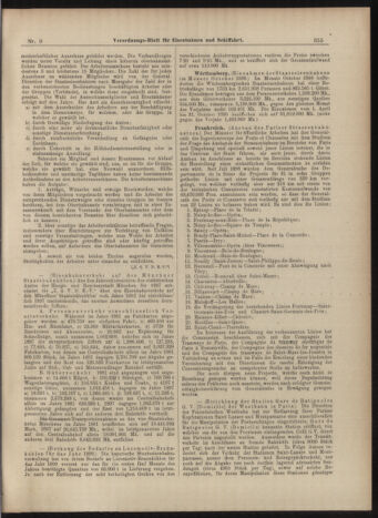 Verordnungs-Blatt für Eisenbahnen und Schiffahrt: Veröffentlichungen in Tarif- und Transport-Angelegenheiten 18990124 Seite: 7