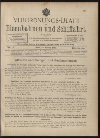 Verordnungs-Blatt für Eisenbahnen und Schiffahrt: Veröffentlichungen in Tarif- und Transport-Angelegenheiten