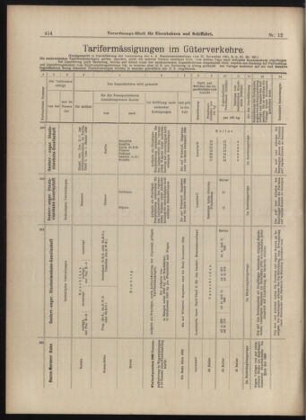 Verordnungs-Blatt für Eisenbahnen und Schiffahrt: Veröffentlichungen in Tarif- und Transport-Angelegenheiten 18990131 Seite: 14