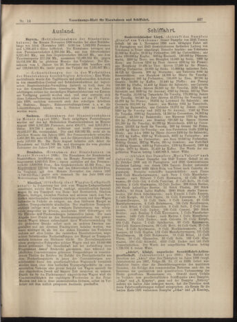 Verordnungs-Blatt für Eisenbahnen und Schiffahrt: Veröffentlichungen in Tarif- und Transport-Angelegenheiten 18990204 Seite: 5