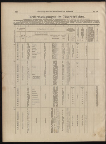 Verordnungs-Blatt für Eisenbahnen und Schiffahrt: Veröffentlichungen in Tarif- und Transport-Angelegenheiten 18990204 Seite: 8