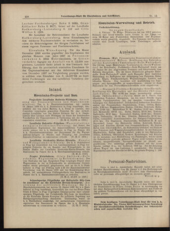 Verordnungs-Blatt für Eisenbahnen und Schiffahrt: Veröffentlichungen in Tarif- und Transport-Angelegenheiten 18990207 Seite: 12