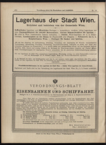 Verordnungs-Blatt für Eisenbahnen und Schiffahrt: Veröffentlichungen in Tarif- und Transport-Angelegenheiten 18990207 Seite: 28