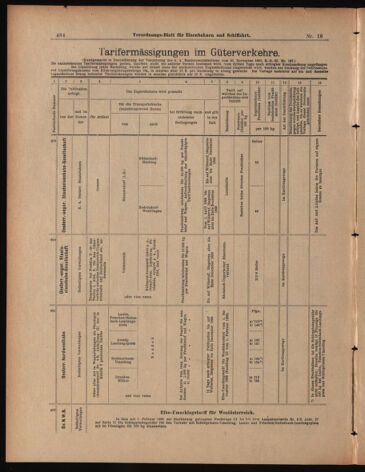 Verordnungs-Blatt für Eisenbahnen und Schiffahrt: Veröffentlichungen in Tarif- und Transport-Angelegenheiten 18990207 Seite: 40