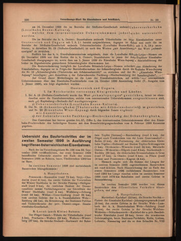 Verordnungs-Blatt für Eisenbahnen und Schiffahrt: Veröffentlichungen in Tarif- und Transport-Angelegenheiten 18990218 Seite: 2