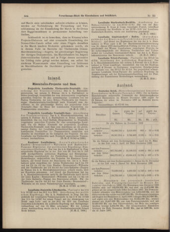 Verordnungs-Blatt für Eisenbahnen und Schiffahrt: Veröffentlichungen in Tarif- und Transport-Angelegenheiten 18990223 Seite: 4