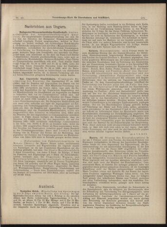 Verordnungs-Blatt für Eisenbahnen und Schiffahrt: Veröffentlichungen in Tarif- und Transport-Angelegenheiten 18990225 Seite: 5