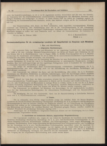 Verordnungs-Blatt für Eisenbahnen und Schiffahrt: Veröffentlichungen in Tarif- und Transport-Angelegenheiten 18990304 Seite: 5