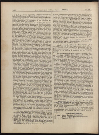 Verordnungs-Blatt für Eisenbahnen und Schiffahrt: Veröffentlichungen in Tarif- und Transport-Angelegenheiten 18990307 Seite: 10