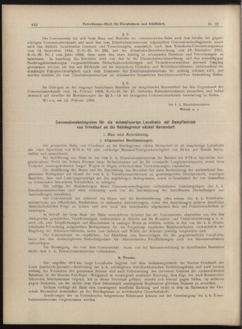 Verordnungs-Blatt für Eisenbahnen und Schiffahrt: Veröffentlichungen in Tarif- und Transport-Angelegenheiten 18990307 Seite: 2