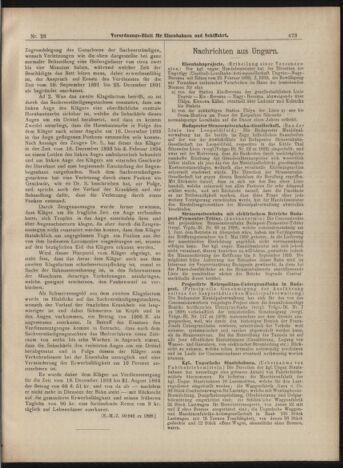 Verordnungs-Blatt für Eisenbahnen und Schiffahrt: Veröffentlichungen in Tarif- und Transport-Angelegenheiten 18990309 Seite: 13