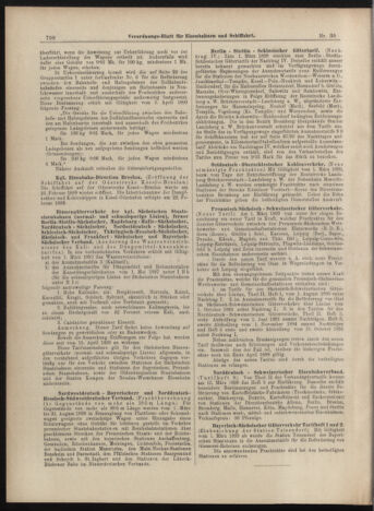 Verordnungs-Blatt für Eisenbahnen und Schiffahrt: Veröffentlichungen in Tarif- und Transport-Angelegenheiten 18990314 Seite: 12