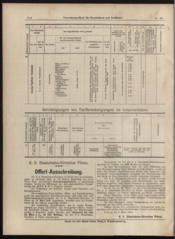 Verordnungs-Blatt für Eisenbahnen und Schiffahrt: Veröffentlichungen in Tarif- und Transport-Angelegenheiten 18990314 Seite: 16